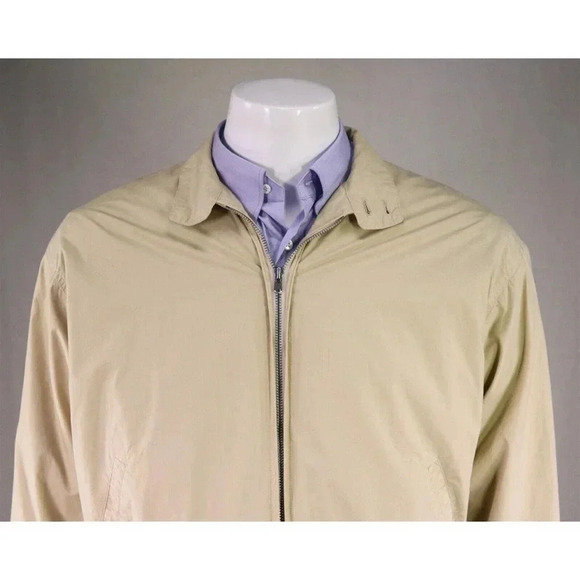 Avon House Co. Japan Tan Cotton Bomber Cafe Racer Jacket Men's Medium - Picture 3 of 9